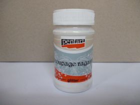 Dekupázsragasztó 100ml glitteres