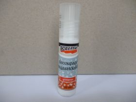 Dekupázsragasztólakk 20ml glitteres