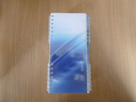 Jegyzetfüzet (dupla spirál) vonalas