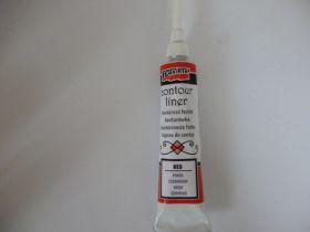 Kontúrfesték 20ml(piros)