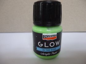 Akrilfesték 30ml (világító)green