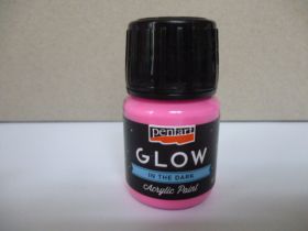 Akrilfesték 30 ml (világító)pink