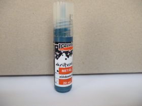 Akrilfesték metál 20ml zöldeskék
