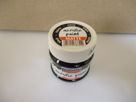 Akrilfesték matt 50ml fekete