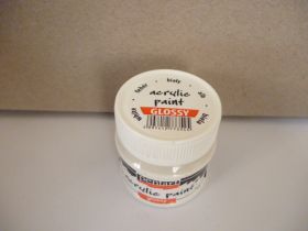 Akrilfesték metál 50ml fehér