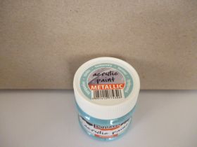 Akrilfesték metál 50ml türkiz